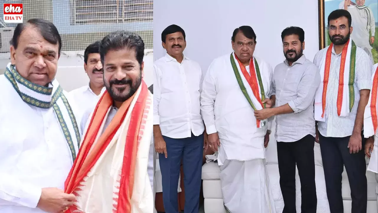 BRS Srinivas Reddy : కాంగ్రెస్ గూటికి చేరిన పోచారం శ్రీనివాస్రెడ్డి BRS Srinivas Reddy : కాంగ్రెస్ గూటికి చేరిన పోచారం శ్రీనివాస్రెడ్డి