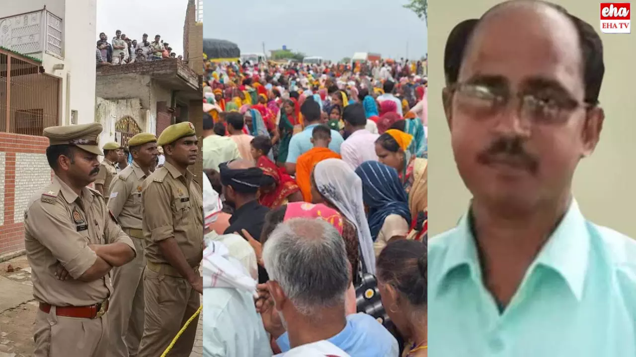 Hathras Stampede : హాథ్రాస్ తొక్కిసలాట.. పోలీసుల ఎదుట లొంగిపోయిన ఆర్గనైజర్ Hathras Stampede : హాథ్రాస్ తొక్కిసలాట.. పోలీసుల ఎదుట లొంగిపోయిన ఆర్గనైజర్