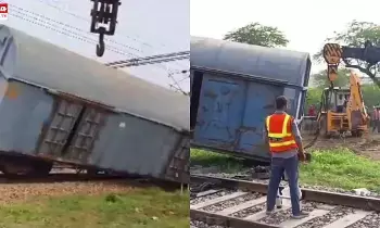 Good Train accidentపట్టాలు తప్పిన మరో గూడ్స్ రైలు..