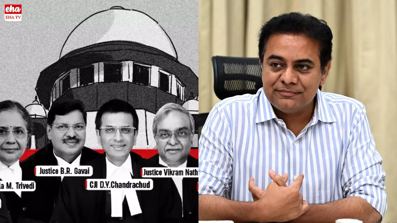 BRS KTR : ఎస్సీ వర్గీకరణపై సుప్రీం తీర్పును స్వాగతిస్తున్నాం BRS KTR : ఎస్సీ వర్గీకరణపై సుప్రీం తీర్పును స్వాగతిస్తున్నాం