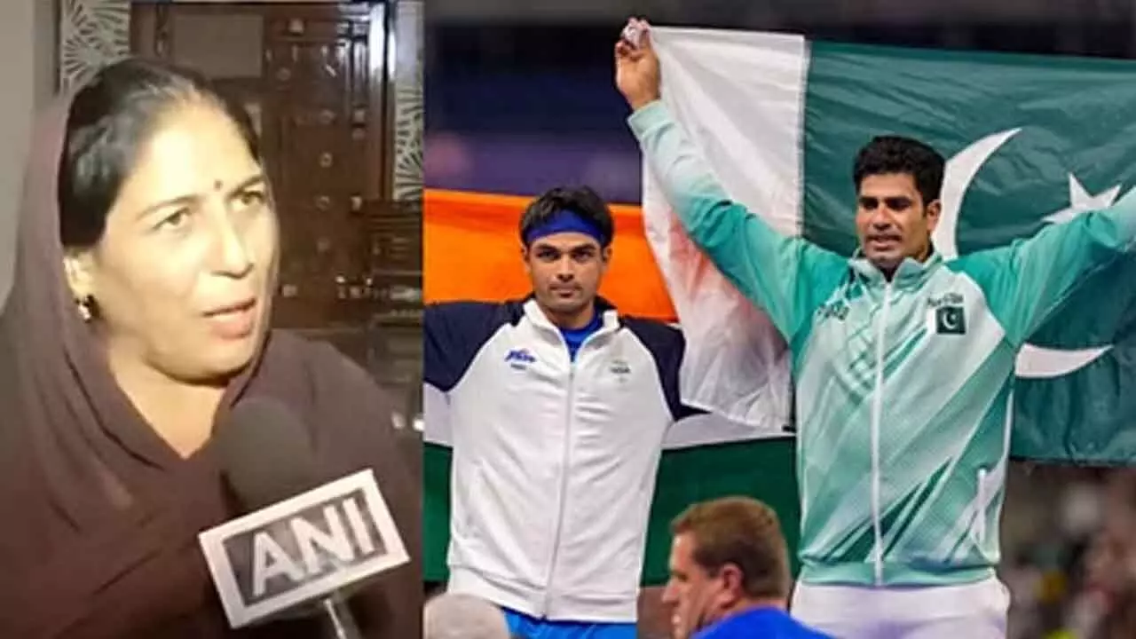 Neeraj Chopra : నదీమ్ కూడా నా బిడ్డే... నీరజ్ చోప్రా తల్లి .. Neeraj Chopra : నదీమ్ కూడా నా బిడ్డే... నీరజ్ చోప్రా తల్లి ..