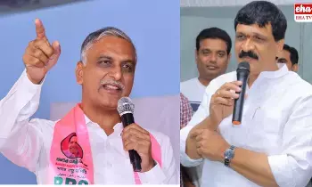 HarishRao vs Hanumantharao:సిద్దిపేటలో టెన్షన్‌.. హరీష్‌రావుపై పోటీకి సై అంటున్న మైనంపల్లి.. ఓడితే రాజకీయ సన్యాసం