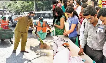 Haryana Sweeper Jobs : స్వీపర్‌ జాబ్‌కు 46 వేల మంది పోస్ట్ గ్రాడ్యుయేట్లు.. 6 వేల మంది గ్రాడ్యుయేట్లు..  మొత్తం లక్షా 20 వేల మంది దరఖాస్తు