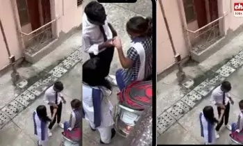 Delhi Students Viral Reel :సందుచాటున స్కూల్ పిల్లల సరసాలు.. వీడియో వైరల్ Delhi Students Viral Reel :సందుచాటున స్కూల్ పిల్లల సరసాలు.. వీడియో వైరల్
