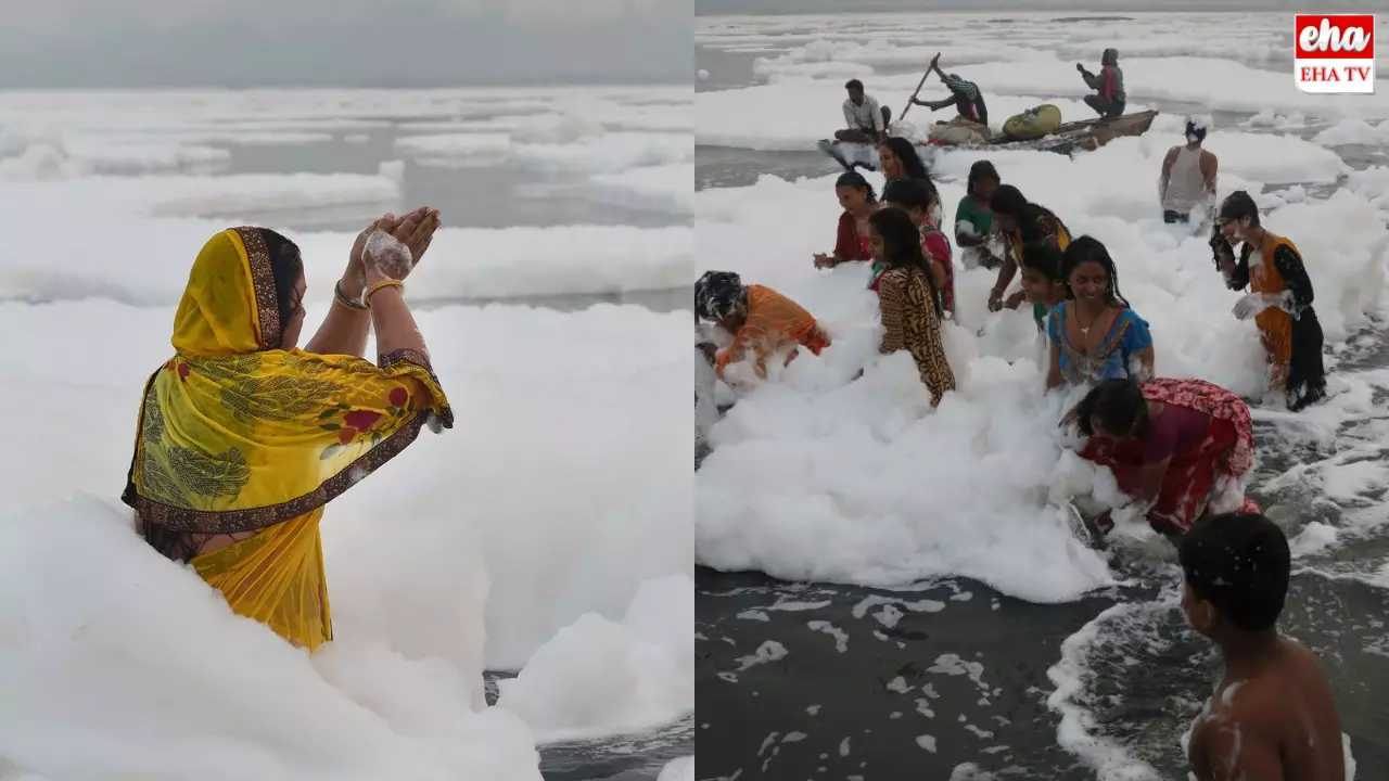 Yamuna River : యమునలో మునిగితే యమలోకానికి టికెట్ తీసుకున్నట్టే..! Yamuna River : యమునలో మునిగితే యమలోకానికి టికెట్ తీసుకున్నట్టే..!
