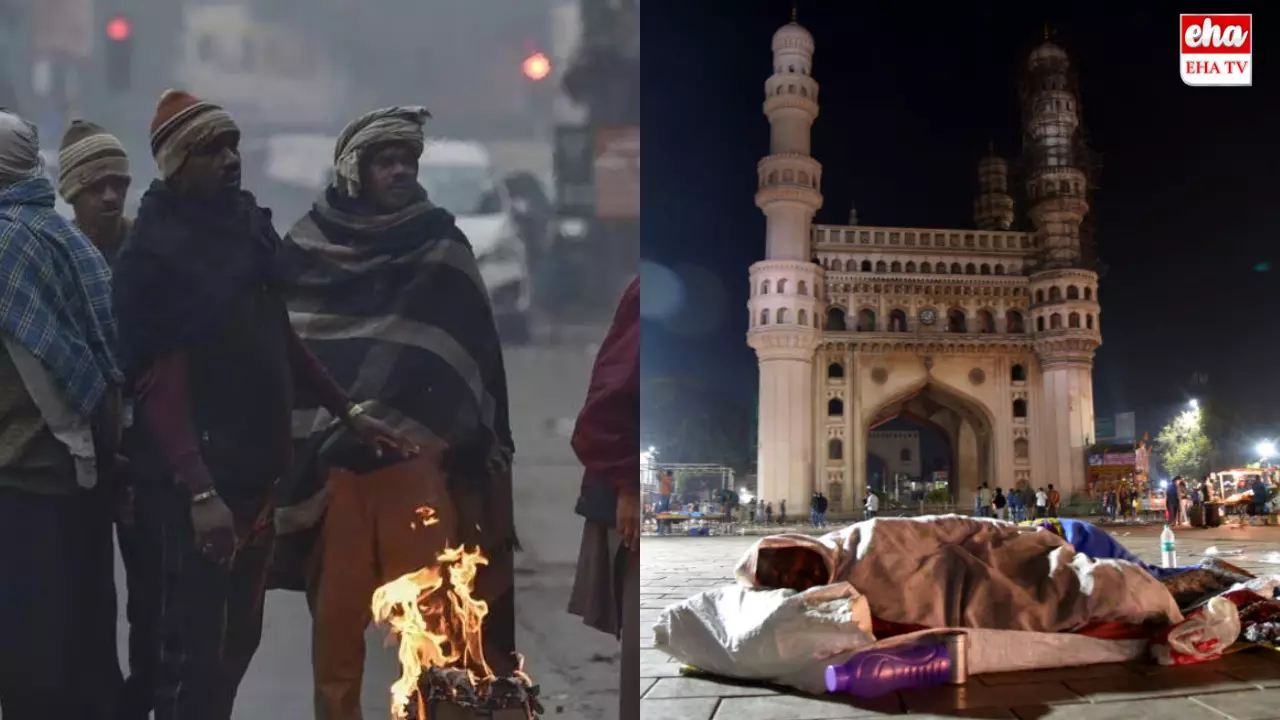 Hyderabad Cool Weather : గ్రేటర్ లో పంజా విప్పిన చలి పులి! Hyderabad Cool Weather : గ్రేటర్ లో పంజా విప్పిన చలి పులి!