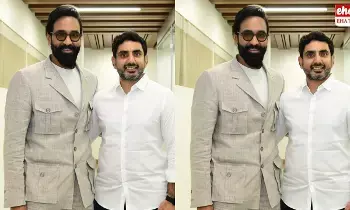 Manchu Vishnu : నారా లోకేష్తో మంచు విష్ణు భేటీ Manchu Vishnu : నారా లోకేష్తో మంచు విష్ణు భేటీ