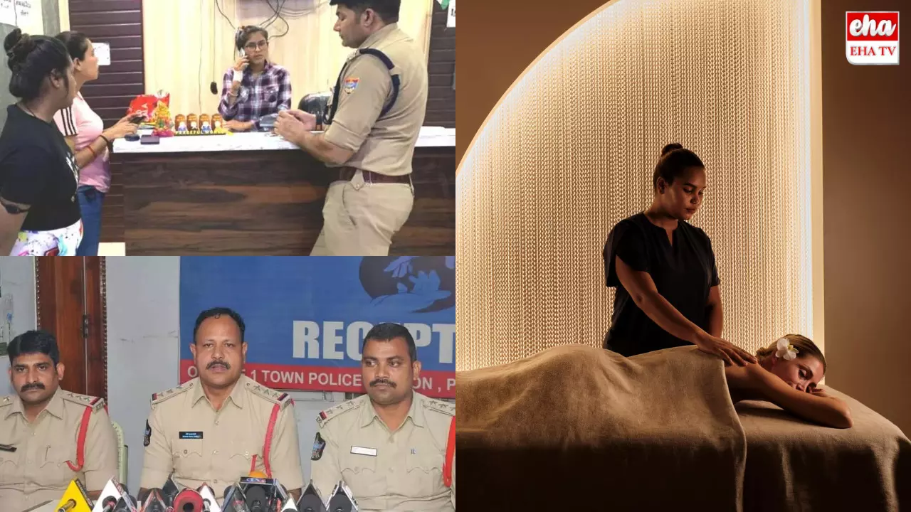 V2 Spa Center : స్పా సెంటర్ పై పోలీసుల దాడి.. గంజాయి ప్యాకెట్లు, కండోమ్ ప్యాకెట్స్ లభ్యం V2 Spa Center : స్పా సెంటర్ పై పోలీసుల దాడి.. గంజాయి ప్యాకెట్లు, కండోమ్ ప్యాకెట్స్ లభ్యం