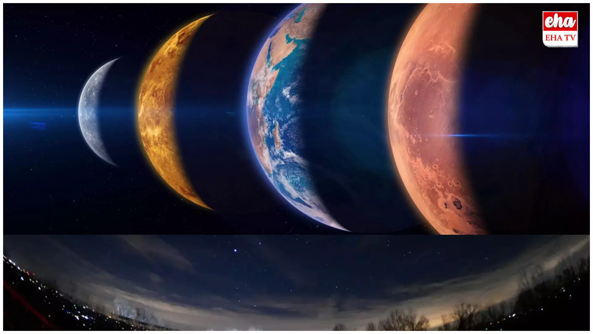 Planetary parade: నేడు ఆకాశంలో అద్భుతం. Planetary parade: నేడు ఆకాశంలో అద్భుతం.