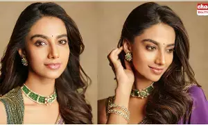 Meenakshi Chaudhary : సాంప్రదాయ చీరకట్టులో మెరిసిపోతున్న మీనాక్షి చౌదరి Meenakshi Chaudhary : సాంప్రదాయ చీరకట్టులో మెరిసిపోతున్న మీనాక్షి చౌదరి