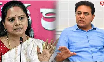 MLC Kavitha : KTRపై ఒంటికాలితో లేచిన కవిత..! MLC Kavitha : KTRపై ఒంటికాలితో లేచిన కవిత..!