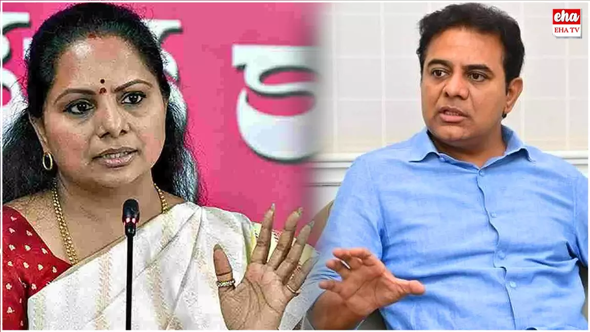 MLC Kavitha : KTRపై ఒంటికాలితో లేచిన కవిత..! MLC Kavitha : KTRపై ఒంటికాలితో లేచిన కవిత..!
