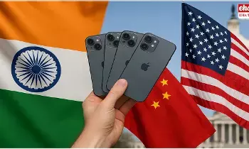 iPhone exports : అమెరికాకు ఐఫోన్ల సరఫరాలో ఇండియానే టాప్..! iPhone exports : అమెరికాకు ఐఫోన్ల సరఫరాలో ఇండియానే టాప్..!