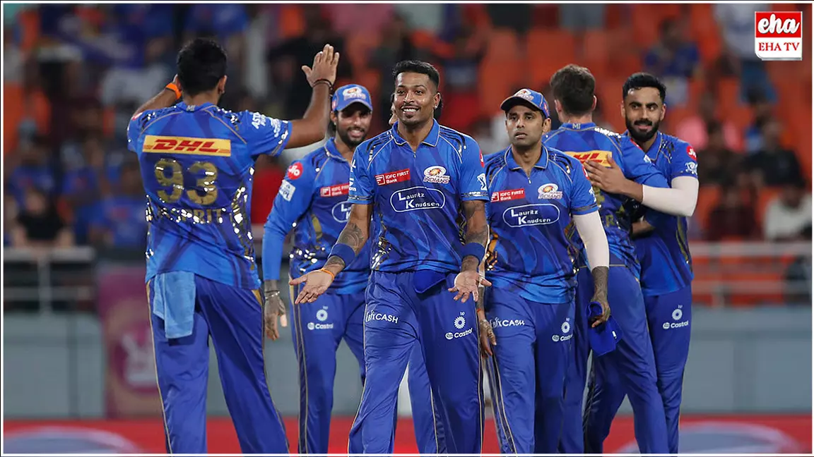 GT vs MI : కీలక మ్యాచ్లో ముంబైనే వరించిన విజయం..! GT vs MI : కీలక మ్యాచ్లో ముంబైనే వరించిన విజయం..!