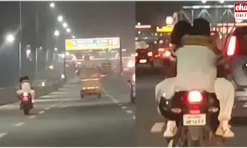 Uttar Pradesh : బైక్ పై రొమాన్స్ తో రెచ్చిపోయిన లవర్స్.. పోలీసులు ఏం చేశారో తెలుసా ? Uttar Pradesh : బైక్ పై రొమాన్స్ తో రెచ్చిపోయిన లవర్స్.. పోలీసులు ఏం చేశారో తెలుసా ?
