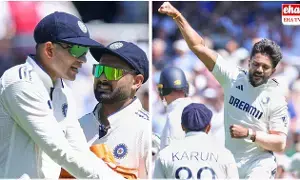 India-England 3rd Test : బాగుంది రా మామా నితీష్రెడ్డితో తెలుగులో శుభ్మన్ గిల్..! India-England 3rd Test : బాగుంది రా మామా నితీష్రెడ్డితో తెలుగులో శుభ్మన్ గిల్..!