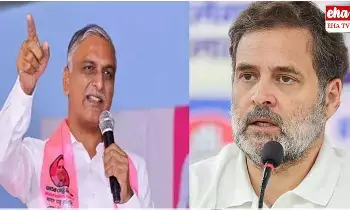 Harish Rao : రాహుల్కు హరీష్రావు రివర్స్ అటాక్..! Harish Rao : రాహుల్కు హరీష్రావు రివర్స్ అటాక్..!