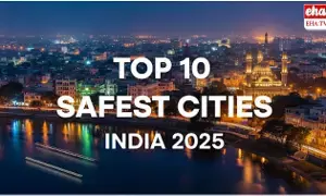Top 10 Safest Cities in India 2025 : ఇండియాలో టాప్ సేఫెస్ట్ సిటీస్..! Top 10 Safest Cities in India 2025 : ఇండియాలో టాప్ సేఫెస్ట్ సిటీస్..!