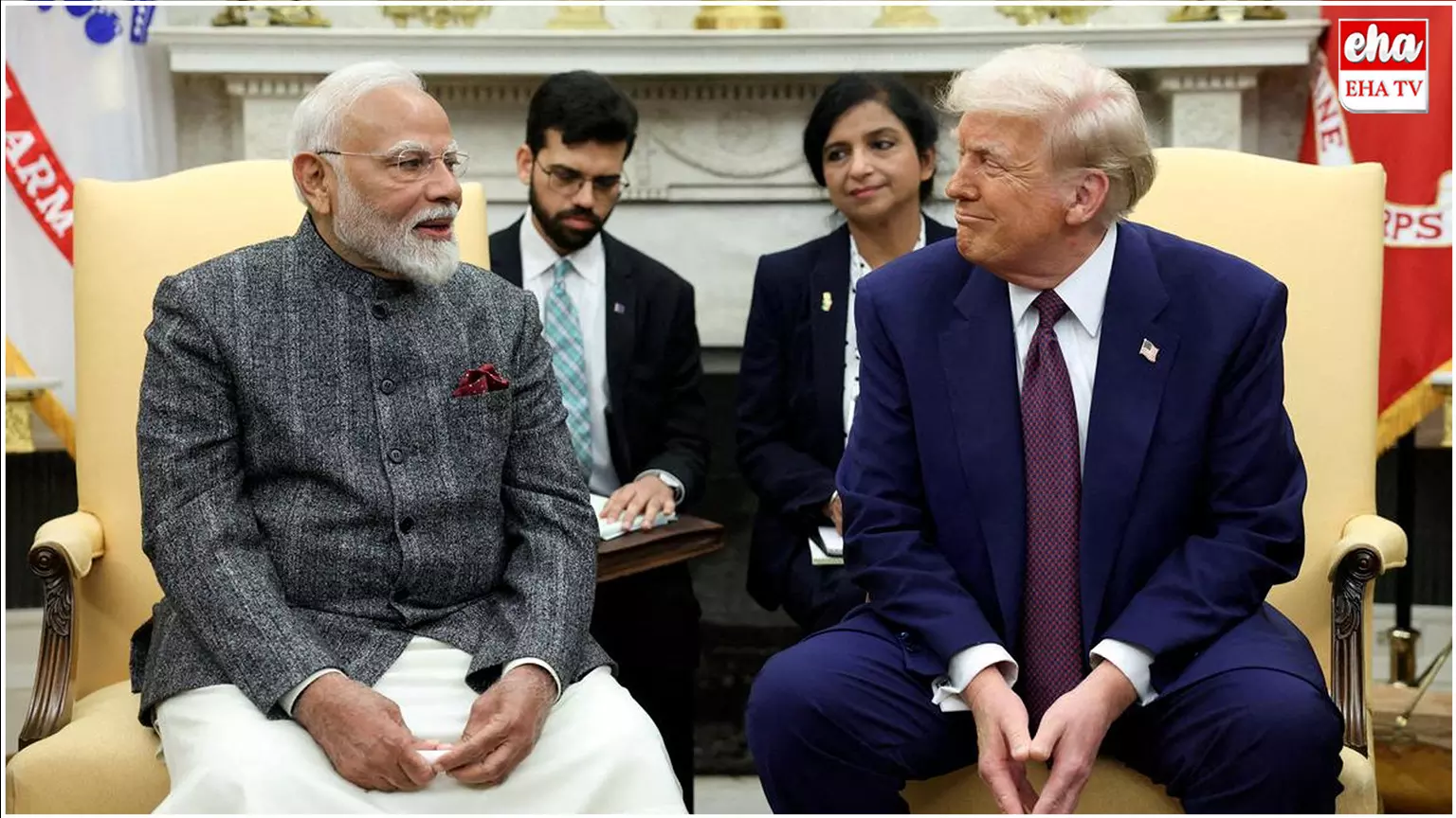 Trump : మోదీతో మాట్లాడేందుకు ఎదురుచూస్తున్నా.! Trump : మోదీతో మాట్లాడేందుకు ఎదురుచూస్తున్నా.!