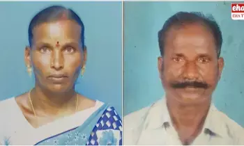 Tamil Nadu : భార్య, ఆమె ప్రియుడిని నరికి ఇద్దరి తలలతో పోలీసుల ముందుకు..! Tamil Nadu : భార్య, ఆమె ప్రియుడిని నరికి ఇద్దరి తలలతో పోలీసుల ముందుకు..!