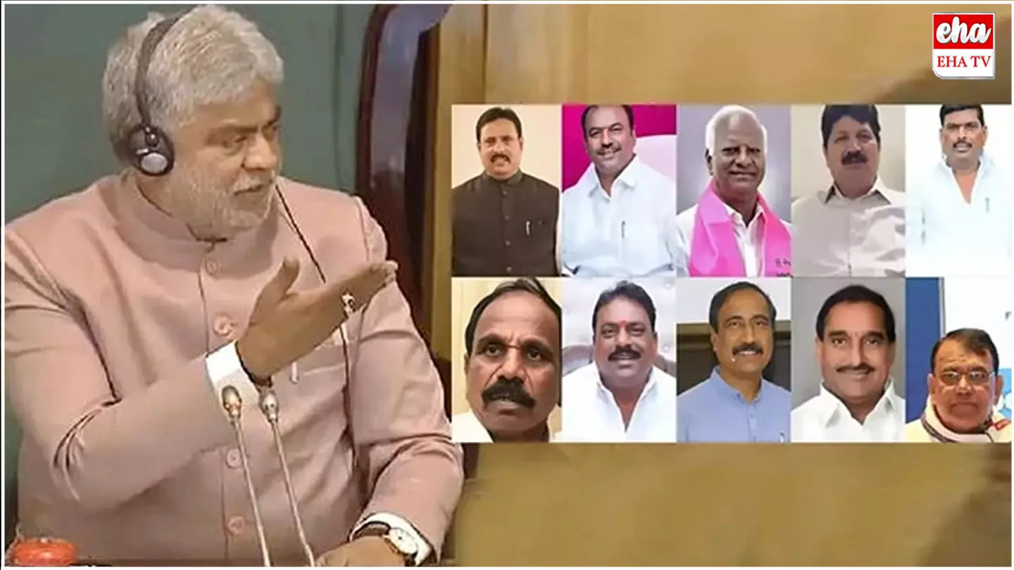 Defected MLAs : పార్టీ ఫిరాయింపు ఎమ్మెల్యేలకు స్పీకర్ మరోసారి నోటీసులు Defected MLAs : పార్టీ ఫిరాయింపు ఎమ్మెల్యేలకు స్పీకర్ మరోసారి నోటీసులు