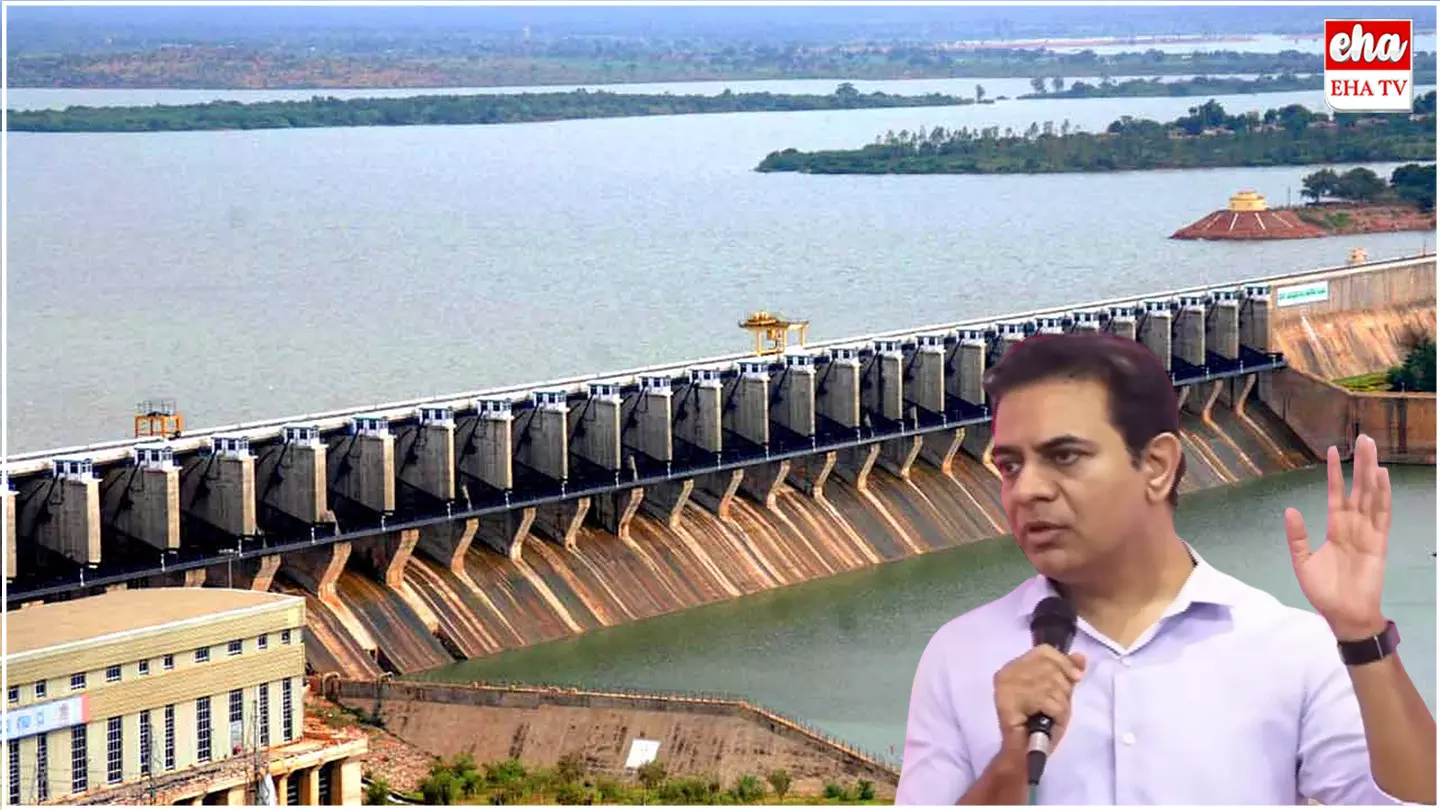 Almatti Dam : ఆల్మట్టి ఎత్తు పెంపుతో తెలంగాణకు కర్ణాటక కాంగ్రెస్ మరణశాసనం: KTR