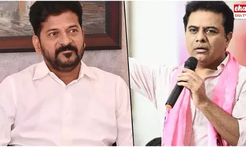 KTR Allegations : 4-5 లక్షల కోట్ల విలువైన భూ కుంభకోణం..! KTR Allegations : 4-5 లక్షల కోట్ల విలువైన భూ కుంభకోణం..!