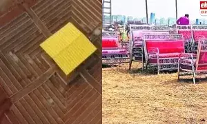 cockfighting: కోడి పందాలకు రంగం సిద్ధం.. విజేతలకు బ్రెజా, థార్‌ కార్లు..!