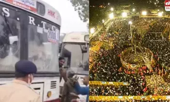 Medaram Jathara: అంగరంగ వైభవంగా మేడారం జాతర.. ట్రాఫిక్‌తో నరకం.. బస్సులు లేక ఆగమాగం..!